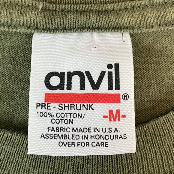 VTG Aerosmith Aero Force One Concert Tee World Tour 1999 Unisex Medium Green - Picture 5 of 7